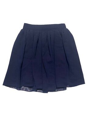 Lace Girl Size 2 Navy Blue Gathered A-Line Skater Skirt